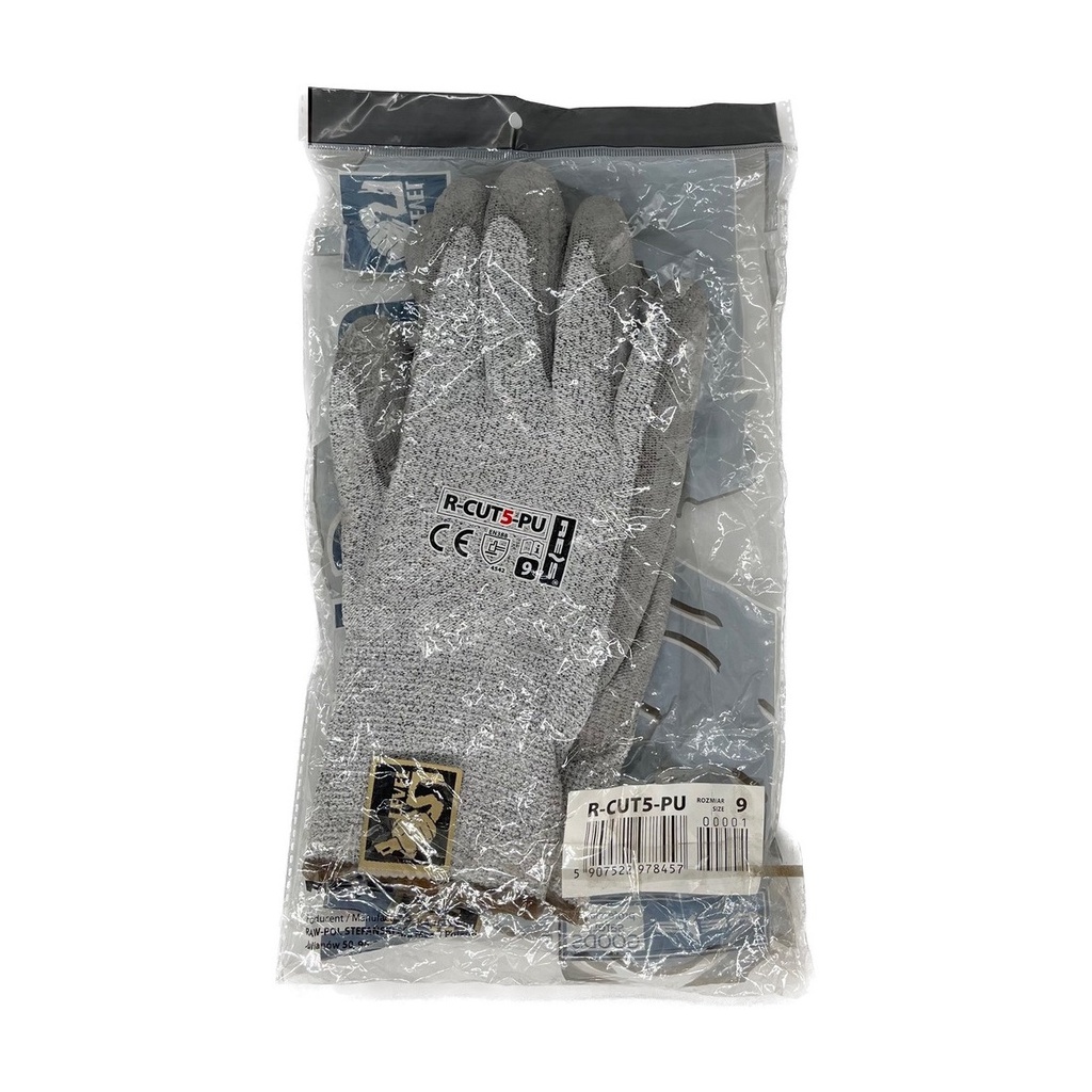 RĘKAWICE ANTYPRZECIĘCIOWE R-CUT-PU ROZM.9