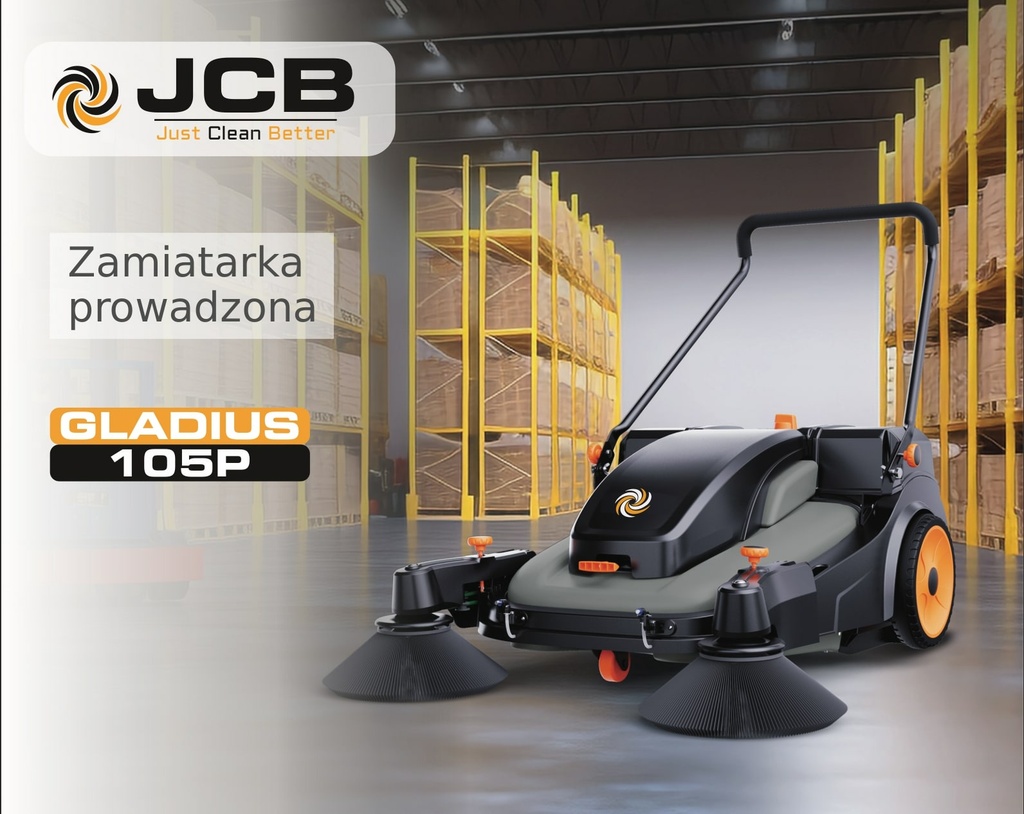 JCB GLADIUS 105P - ZAMIATARKA PROWADZONA