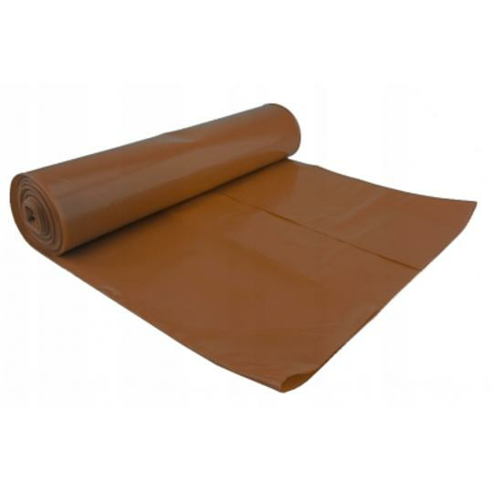 WORKI LDPE 160L BRĄZOWE(10 SZT)