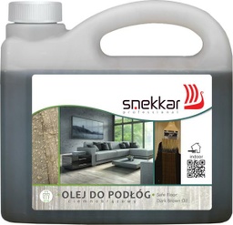 [8444] SNEKKAR OLEJ DO PODŁÓG CIEMNYBRĄZ 75ML