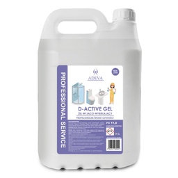 [9802] ADEVA D-ACTIVE GEL 5L - ŻEL MYJĄCO-WYBIELAJĄCY (CHLOR) 5L
