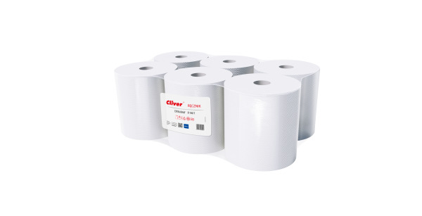 RĘCZNIK W ROLI MIDI BIAŁY 130/1 1W (6ROL) #5944