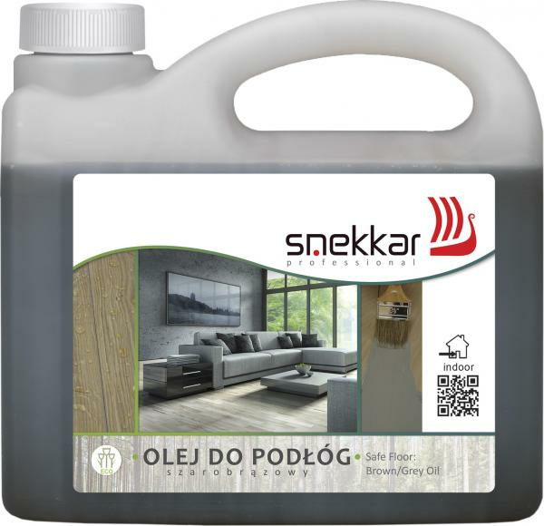 SNEKKAR OLEJ DO PODŁÓG SZAROBRĄZOWY 75ML