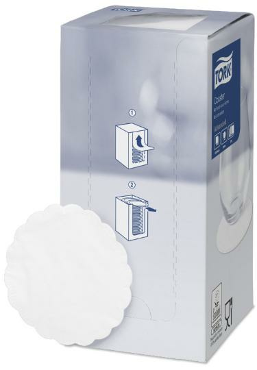 TORK ROZETKA BIAŁA Z FALB. 9CM (3000/12) #474474