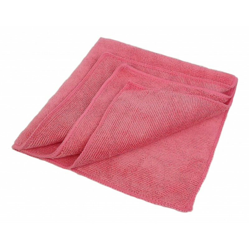 ŚCIERKA Z MIKROFAZY 40X40CM 230G CZERWONA