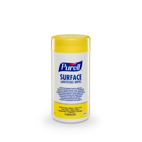 PURELL SURFACE SANITISING WIPES (100SZT) #95102-12-EEU