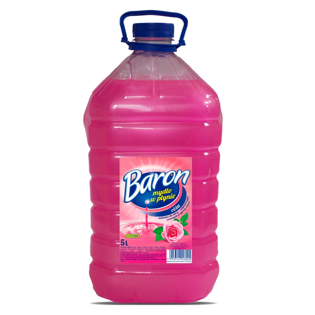 MYDŁO W PŁYNIE BARON 5L - PET RÓŻOWE