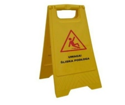 [9179] TABLICA OSTRZEGAWCZA /UWAGA ŚLISKA PODŁOGA/ #TO