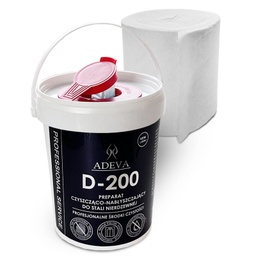 [9815] ADEVA D-200 WIPES 1L - CHUSTECZKI DO CZYSZCZENIA, NABŁYSZCZANIA I KONSERWACJI STALI NIERDZEWNEJ 100SZTUK