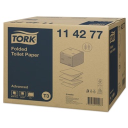 [9842] TORK ADV TOILET PAPER FOLDED (36 BIND) #114277